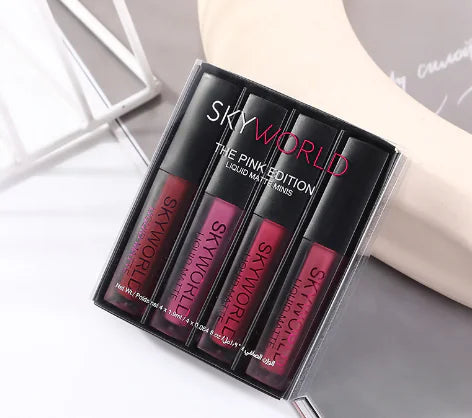 Pink Edition Mini Lip Glaze Set - 4 Pieces
