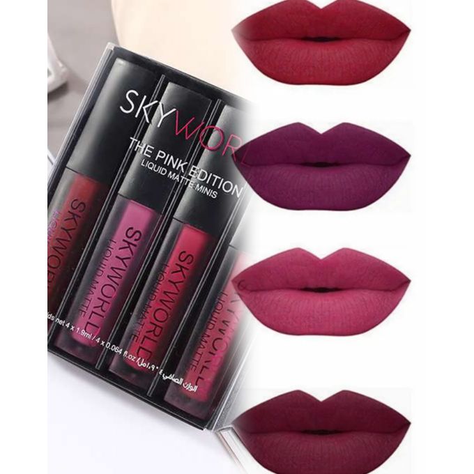 Pink Edition Mini Lip Glaze Set - 4 Pieces