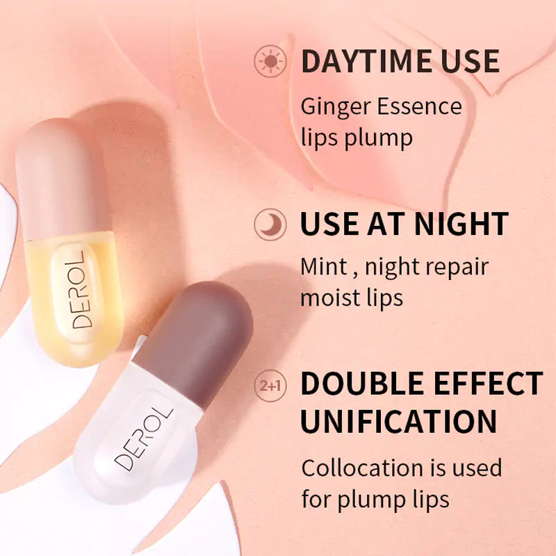 Derol Day & Night Lip Plumper Oil